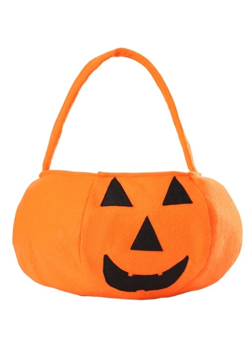 Orange Pumpkin Treat Pail