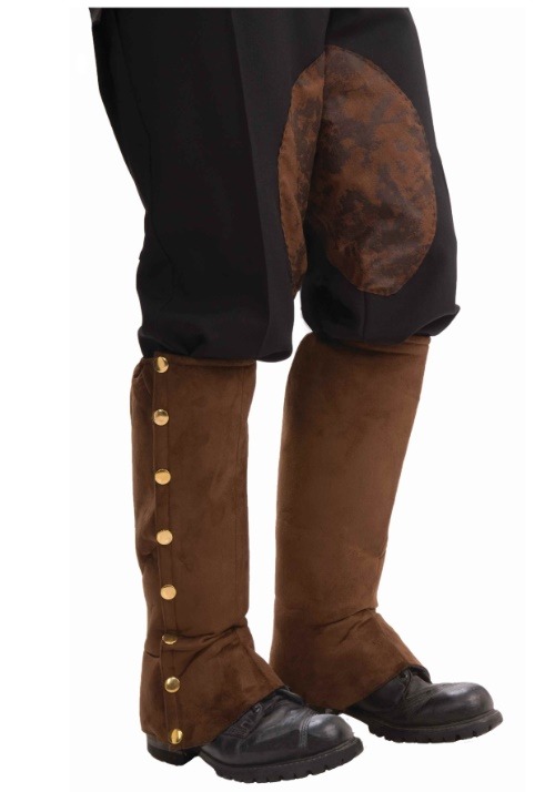 Suede Steampunk Spats