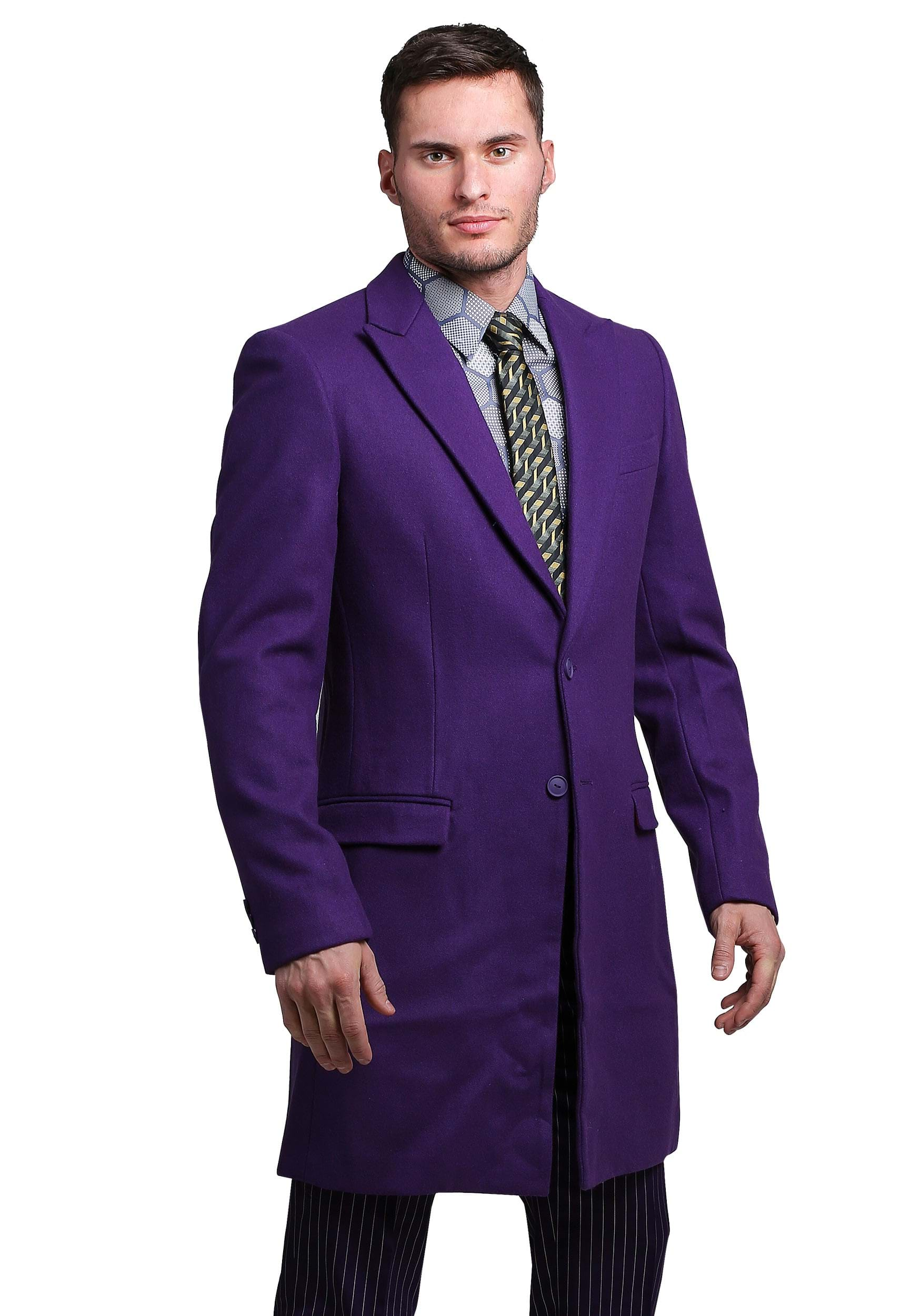 The Dark Knight Joker Suit Overcoat , Men's Suits