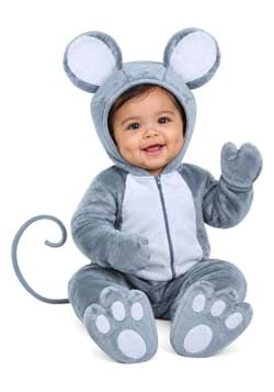 Grey Baby Mouse Infant Costume new