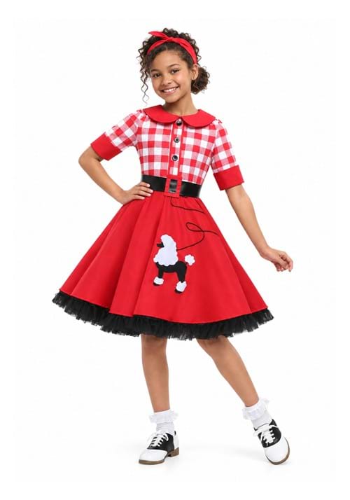 50s Sock Hop Darling Girls Costume New Main