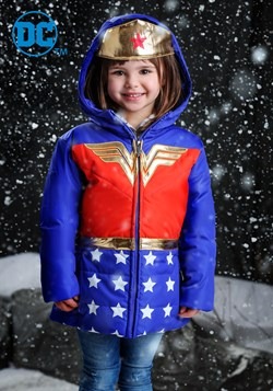 DC Comics Wonder Woman Girls Puffer Coat upd