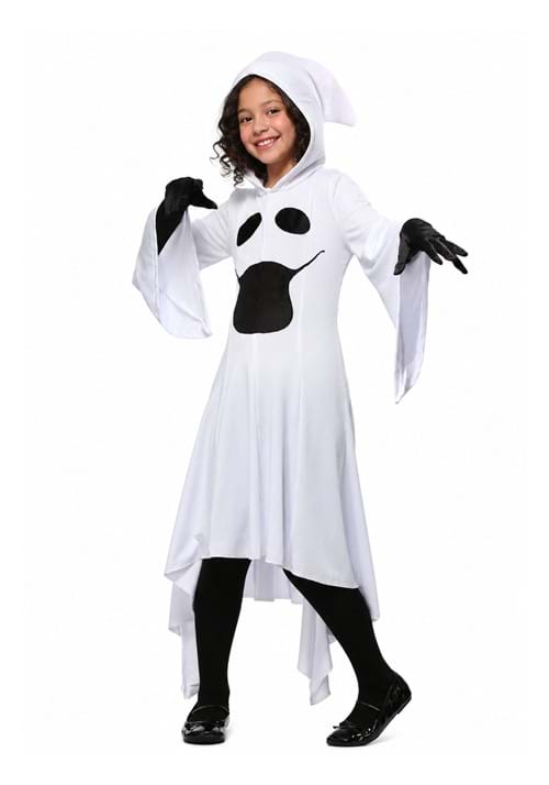 Girls Gorgeous Ghost Costume New Main
