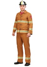 Adult Tan Uniform Firefighter Costume Alt 3