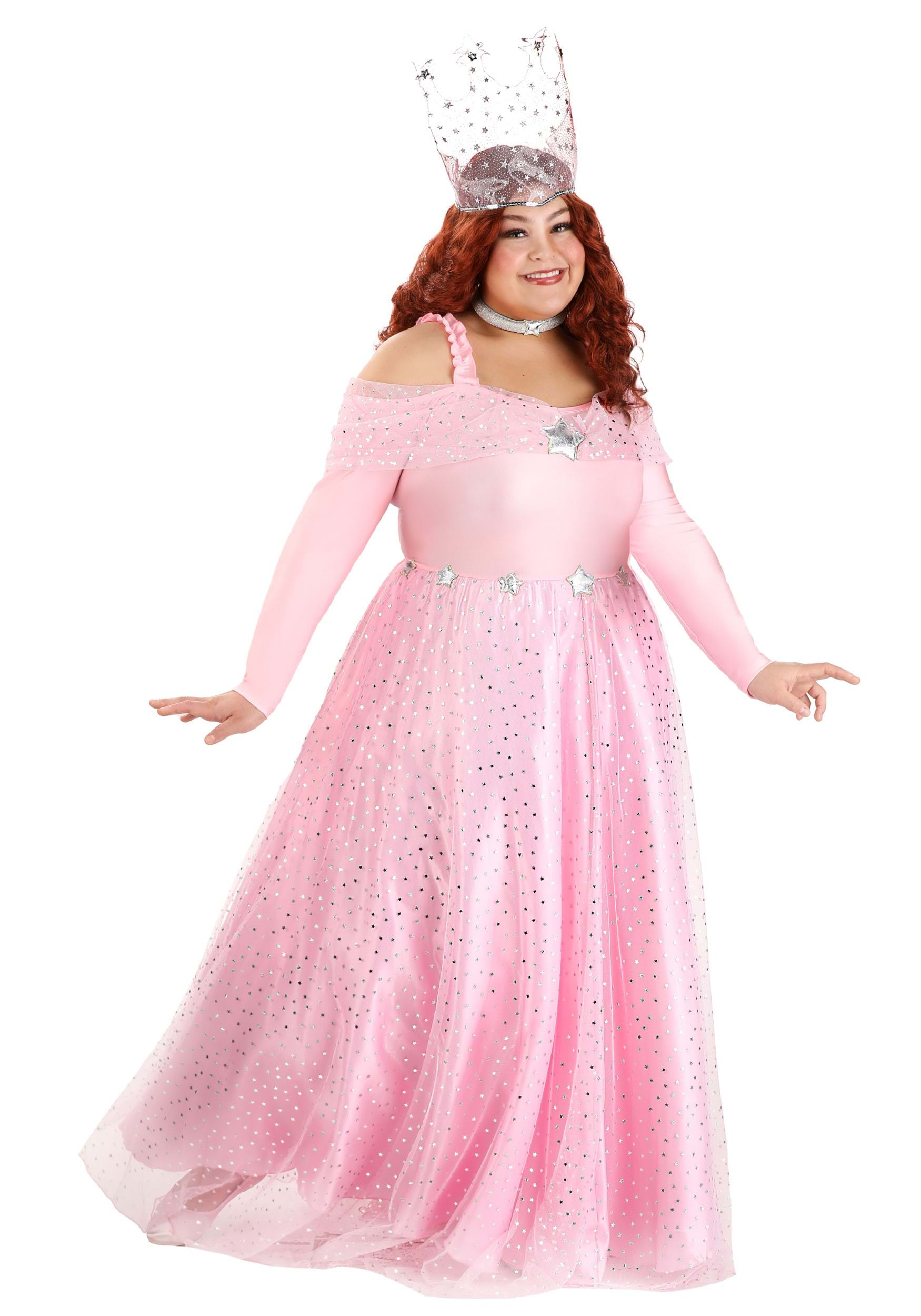 Deluxe Plus Pink Witch Dress Costume , Women's Costumes