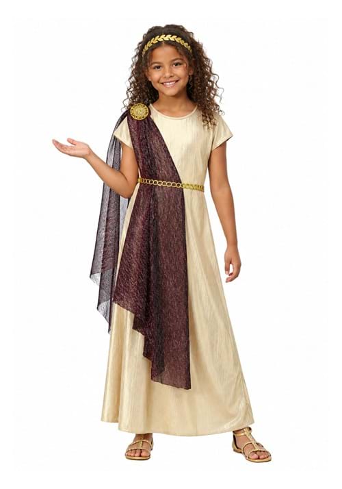Girl's Royal Goddess Costume New Main