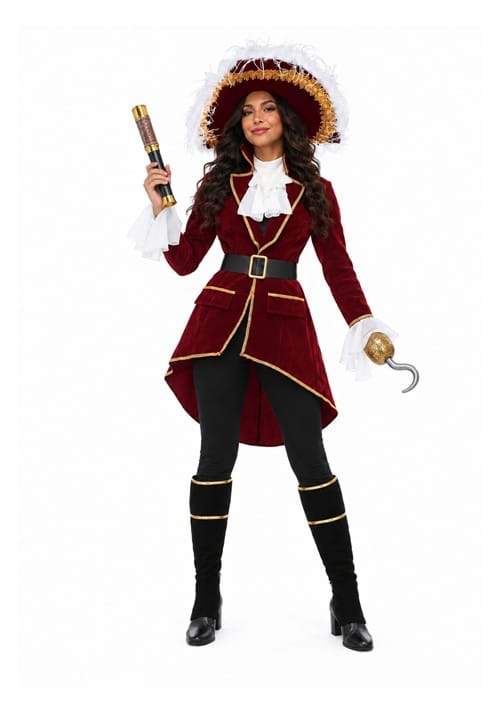 Captain Hook Costume for Women New Main
