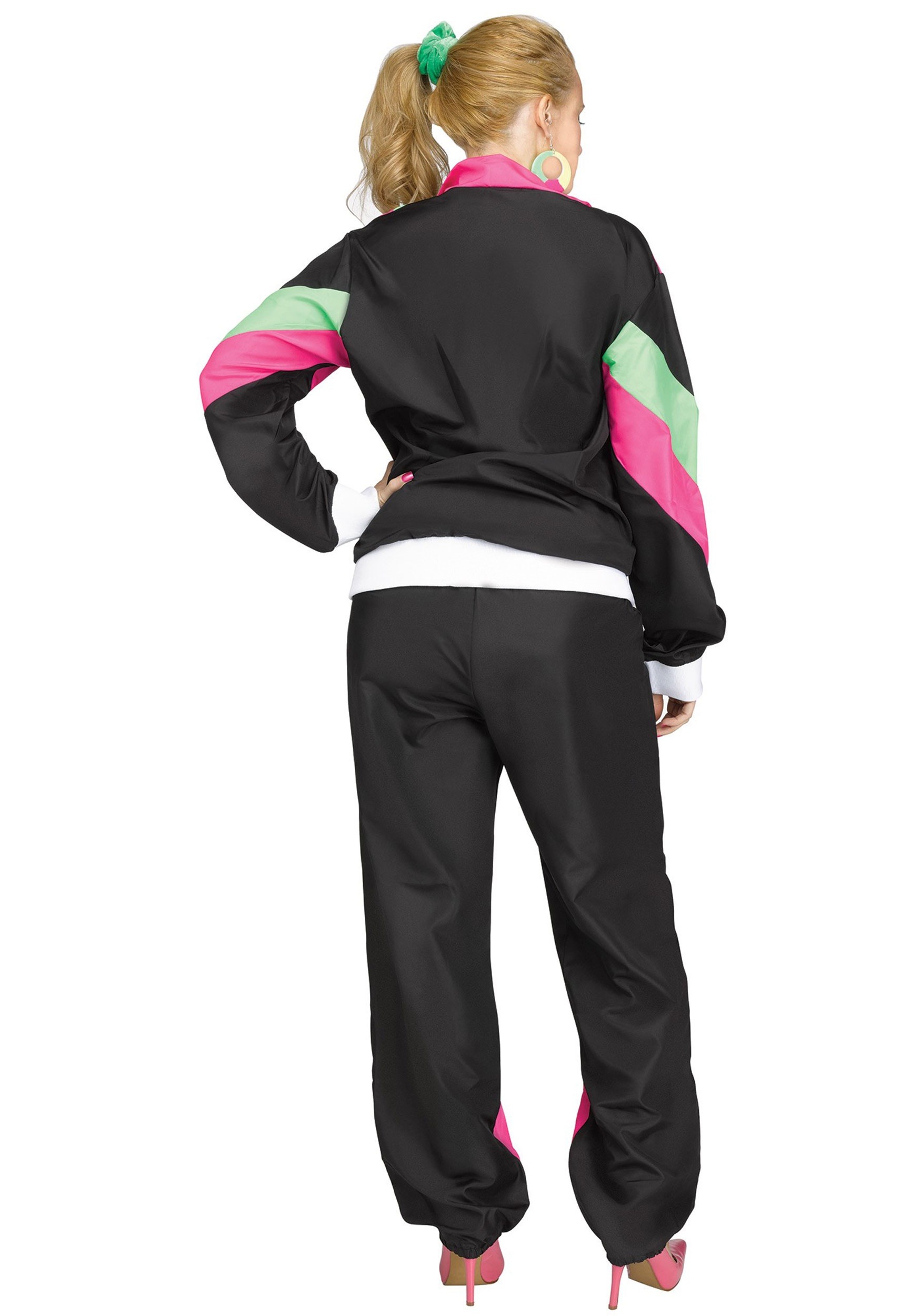 80's Track Suit Plus Size Costume For Women , 1980s Costumes