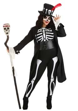 Women's Plus Size Voodoo Skeleton Costume