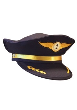 Kids Airline Pilot Costume Hat
