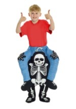 Kids Skeleton Piggyback Costume