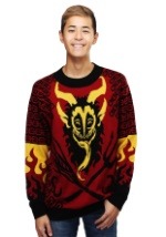 Mens Krampus Ugly Christmas Sweater Alt 3