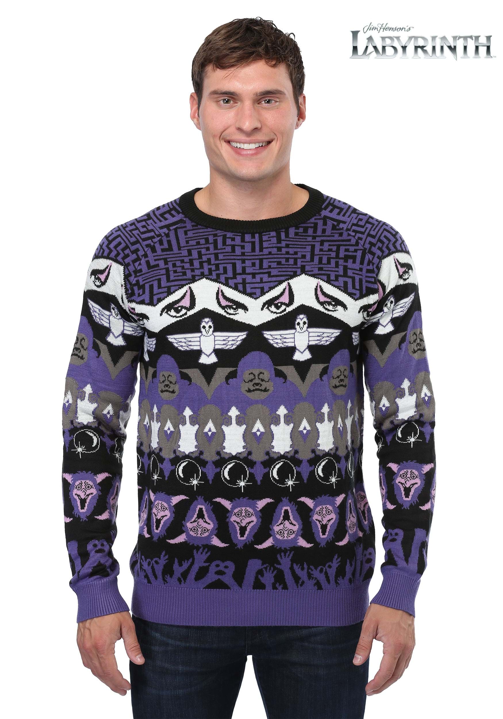 Labyrinth Character Ugly Christmas Sweater