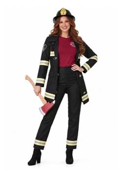 Reflective Firefighter Womens Costume New UPD 1