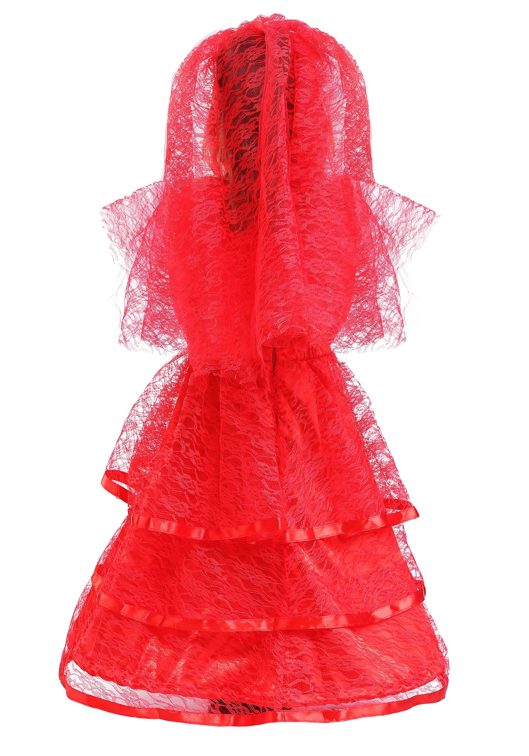 Gothic Red Wedding Toddler Dress
