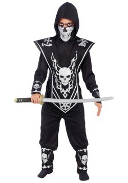 Kid's Ninja Skull Costume