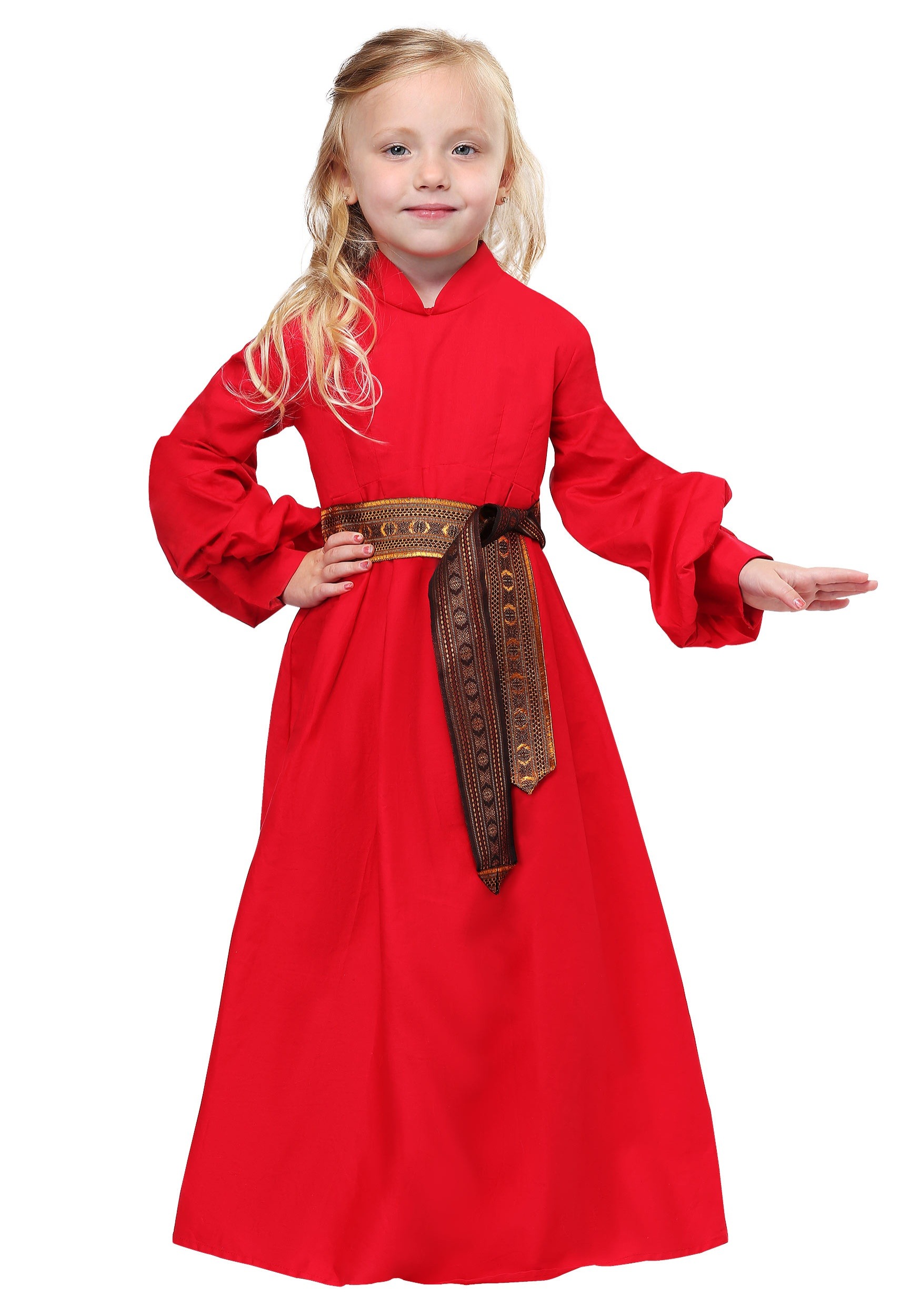 Girls Princess Bride Buttercup Peasant Dress