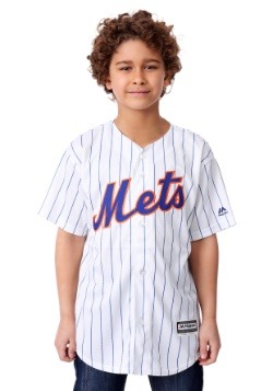 Mets Home Replica Blank Back Jersey for Kids