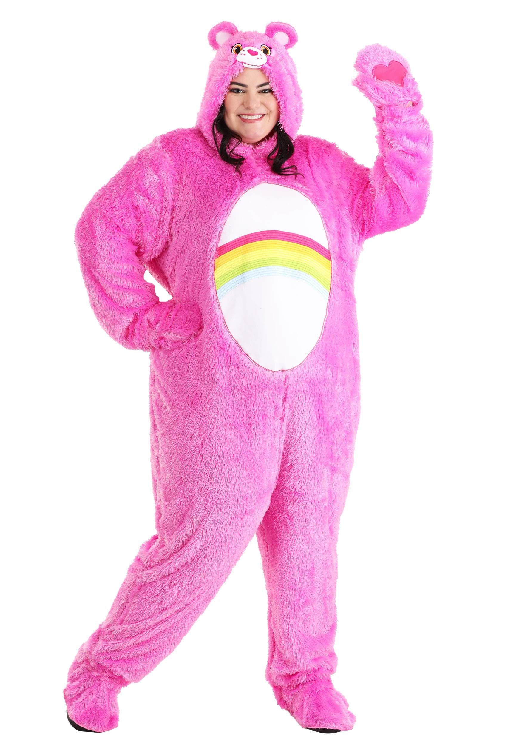 Adult Plus Size Classic Cheer Care Bears Costume 2X 3X 4X