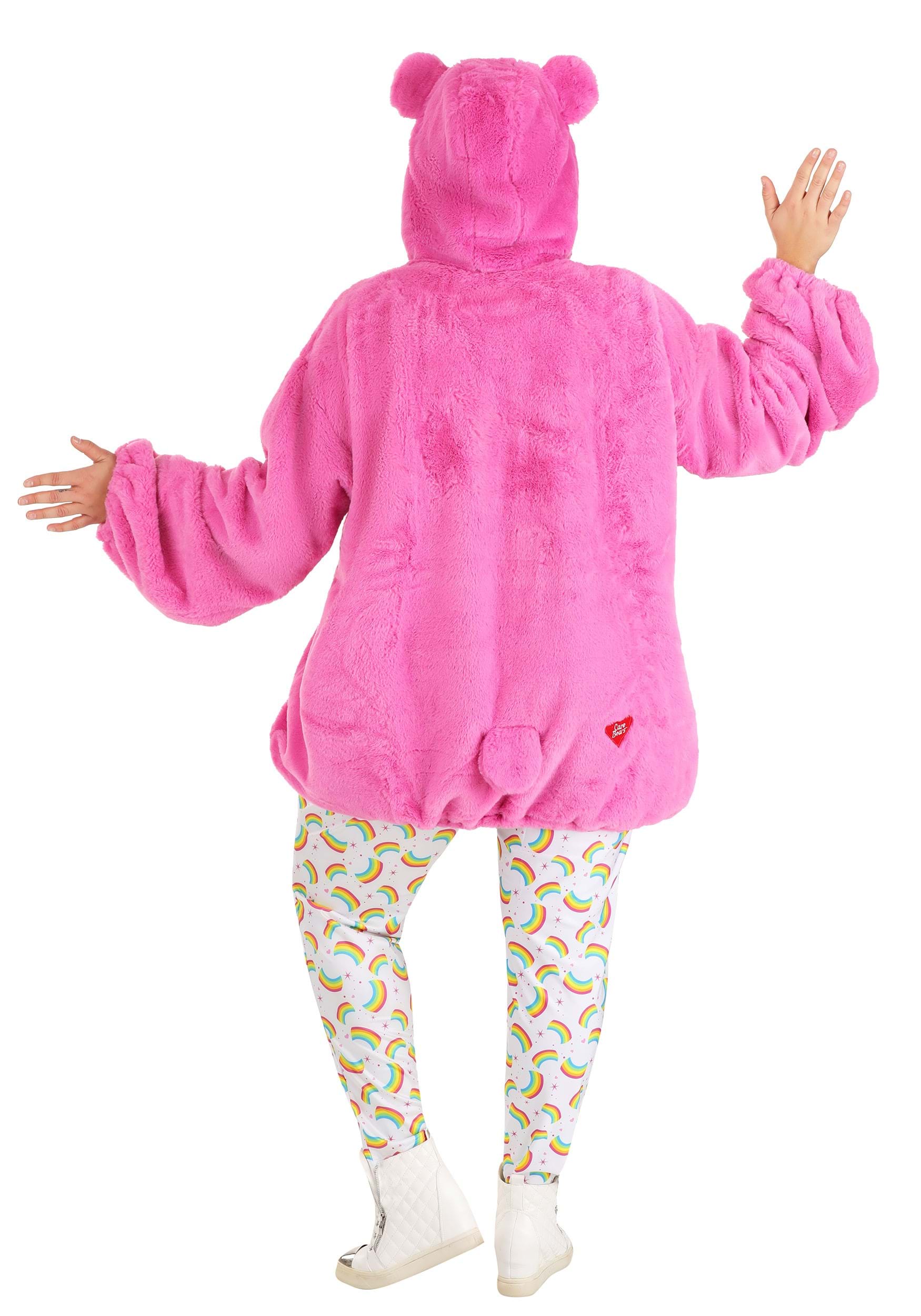 Plus Size Care Bears Deluxe Cheer Bear Hoodie Costume For Women