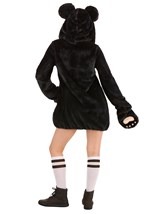 Women's Cozy Brown Bear Costume Alt 1