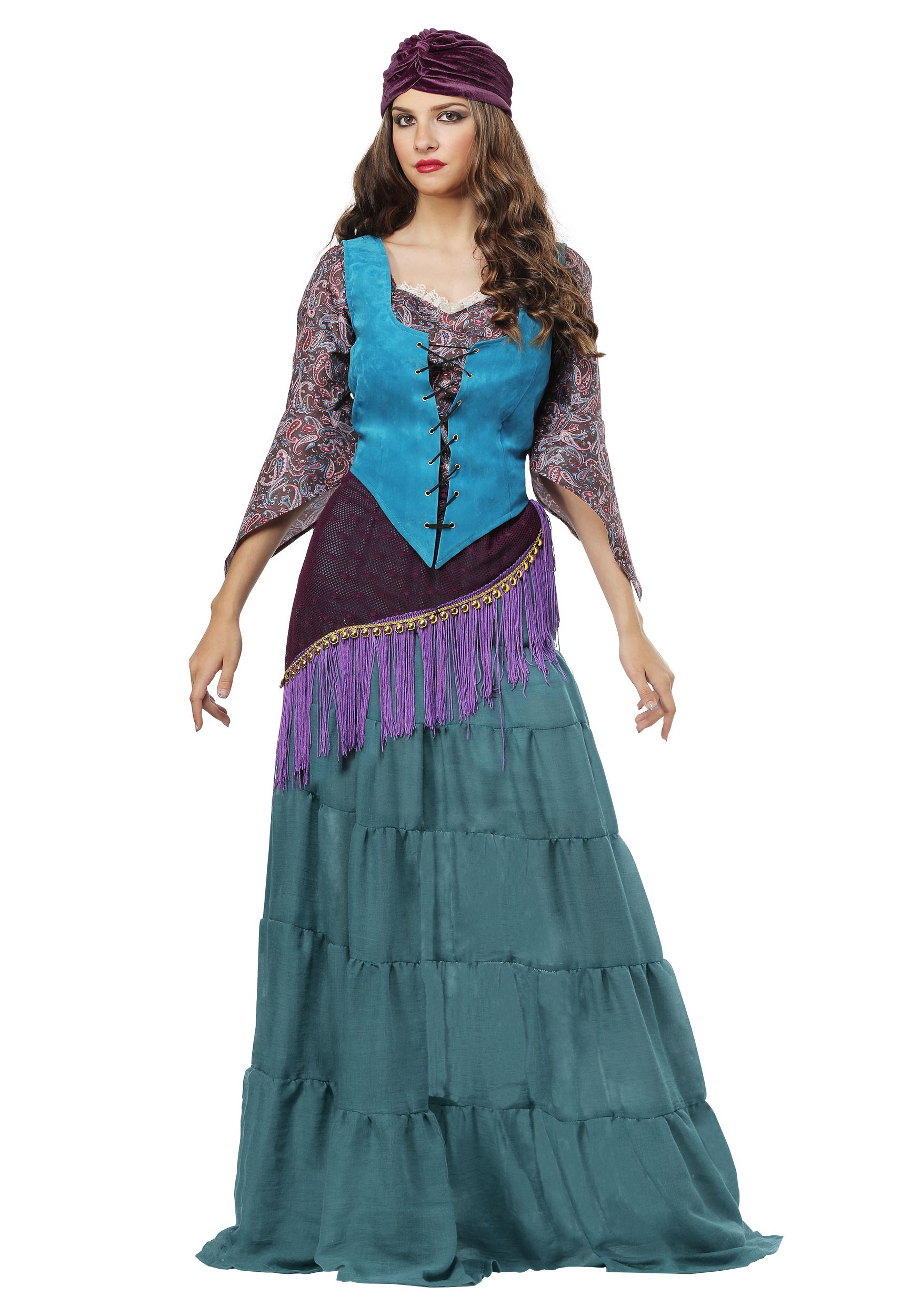 Plus Size Fabulous Fortune Teller Gypsy Costume for Women | Storybook Costumes
