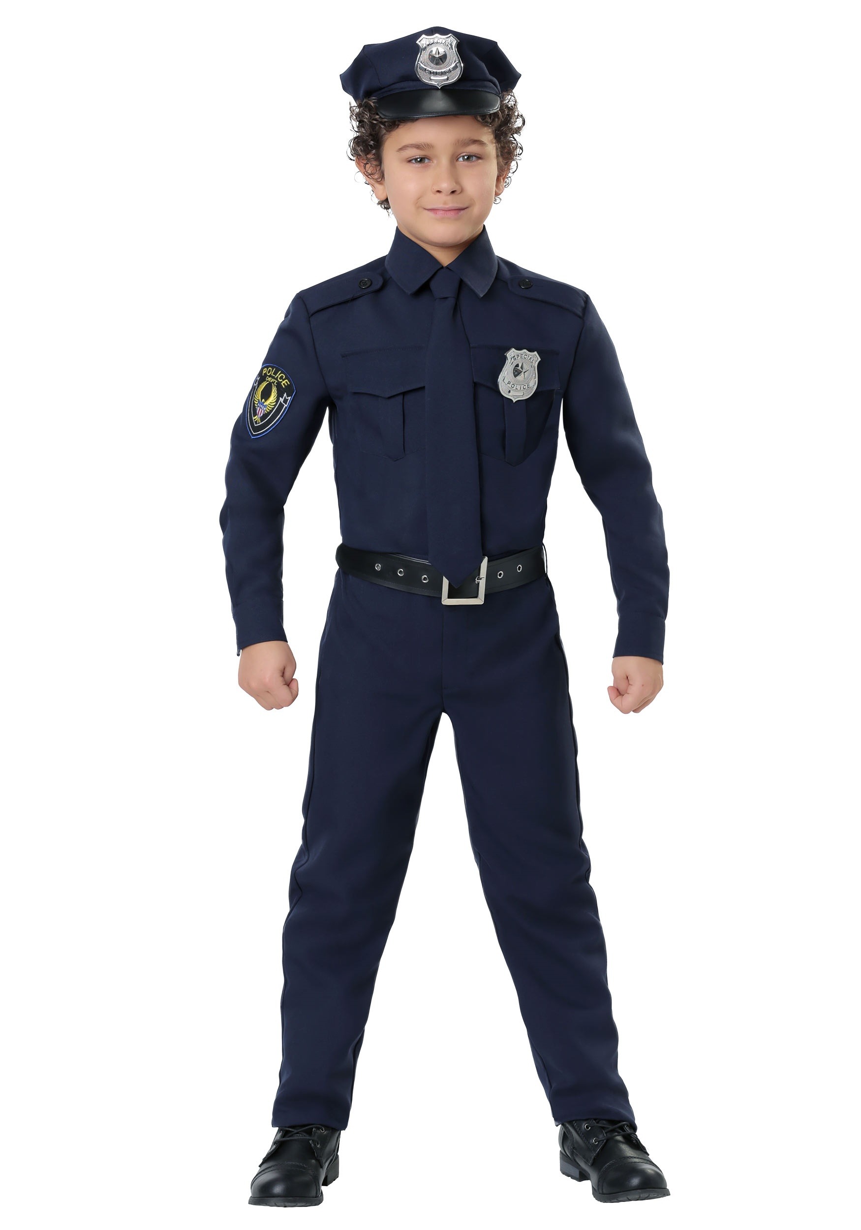 Child Police Officer Costume , Kid's Police Halloween Costumes