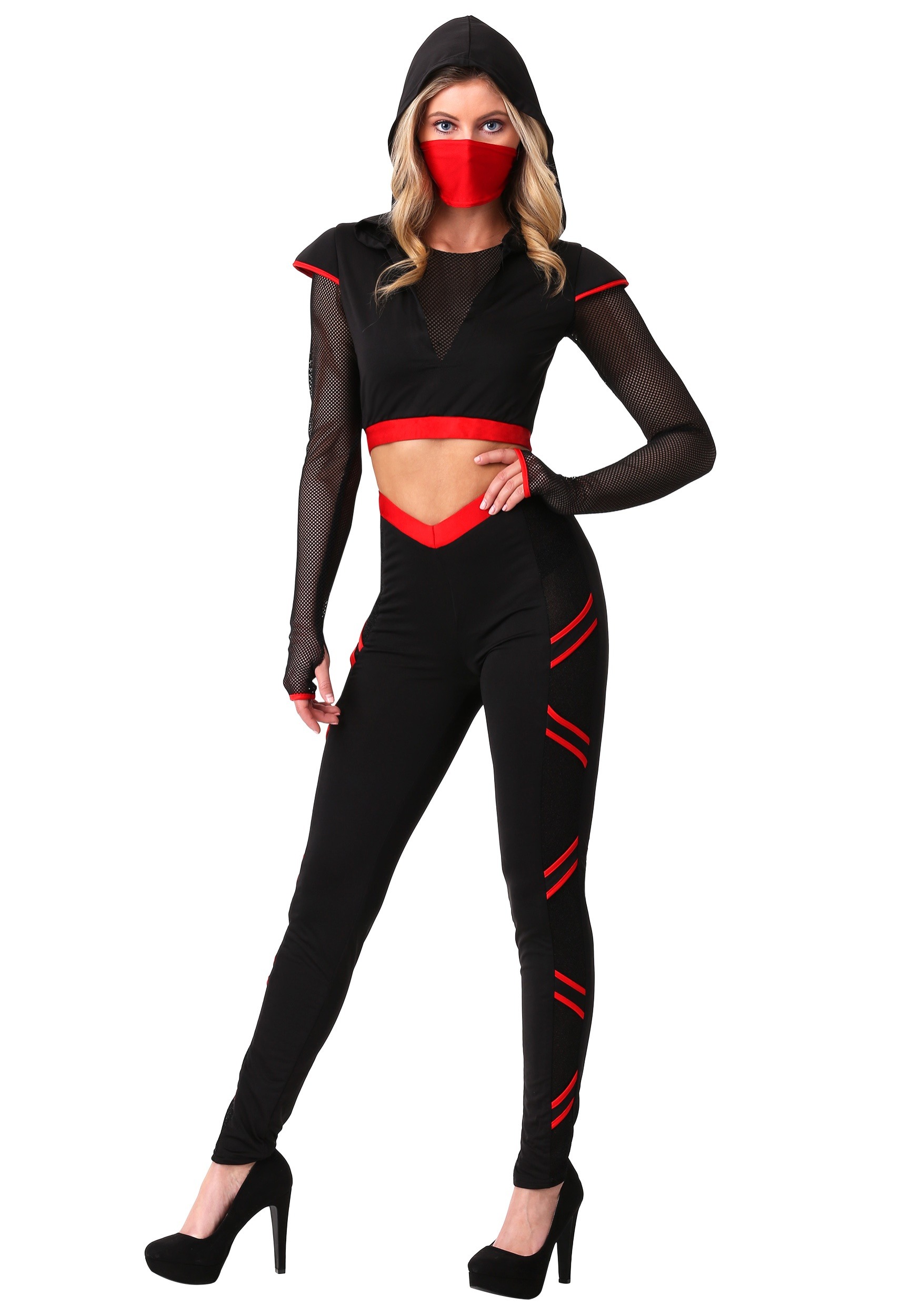 Women's Alluring Assassin Costume , Women's Ninja Costumes