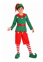 Boy's Santa's Helper Costume Alt 1