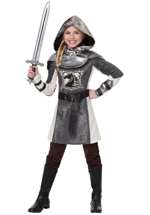 Girl's Medieval Knight Costume