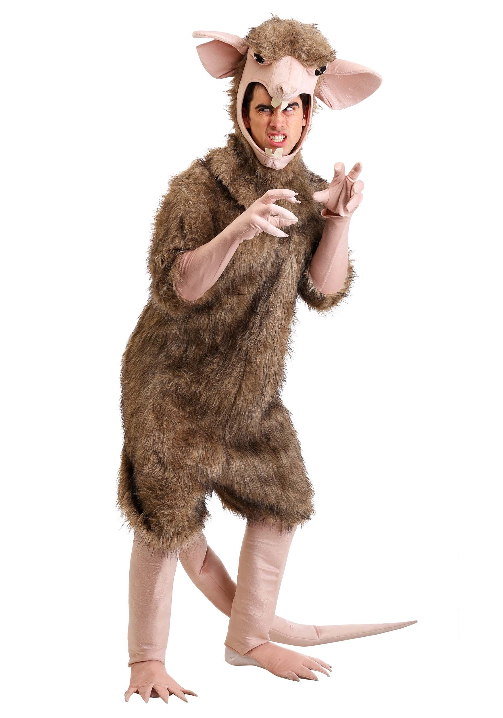 Adult Sewer Rat Costume | Rodent Halloween Costumes