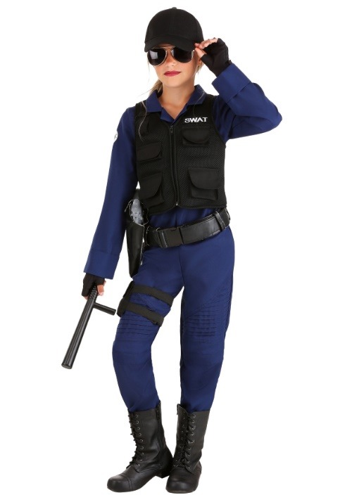 Police SWAT Girl's Costume