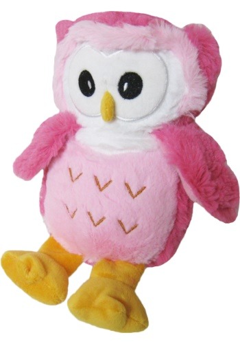 stuffed pink owl