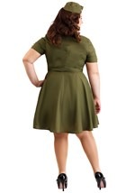 Women's Plus Size Vintage Combat Cutie Costume Alt 1