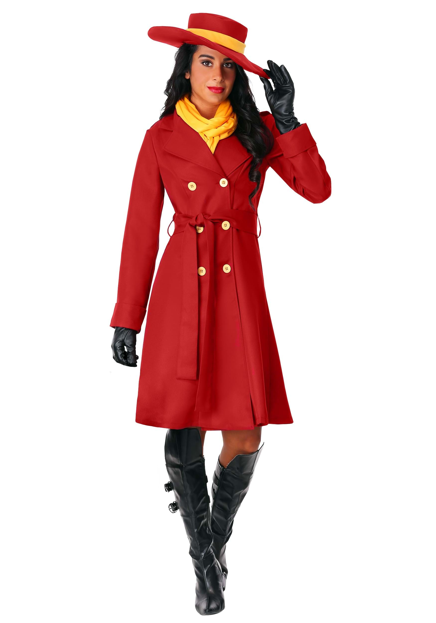 Plus Size Carmen Sandiego Women's Costume