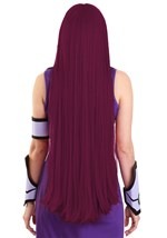 Womens Magenta Superhero Wig Alt 1