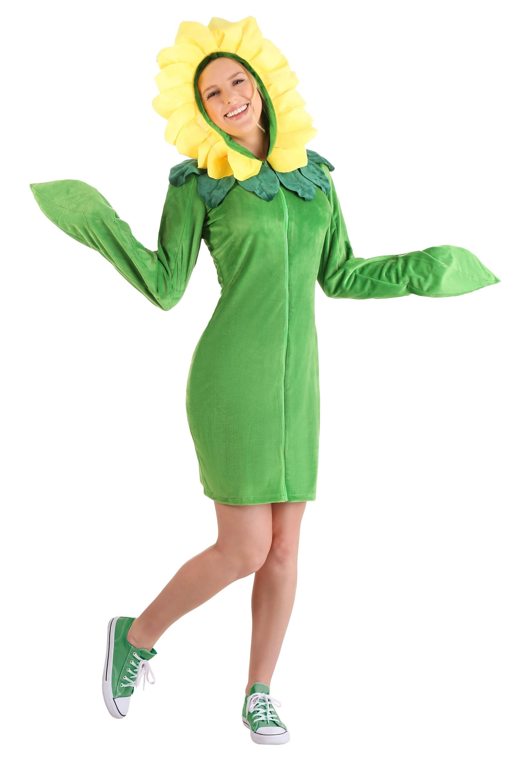 Flower Hoodie Dress For Women , Plant Costumes