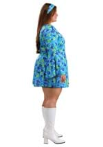 Plus Women's 70s Wild Flower Dress Costume Alt 3