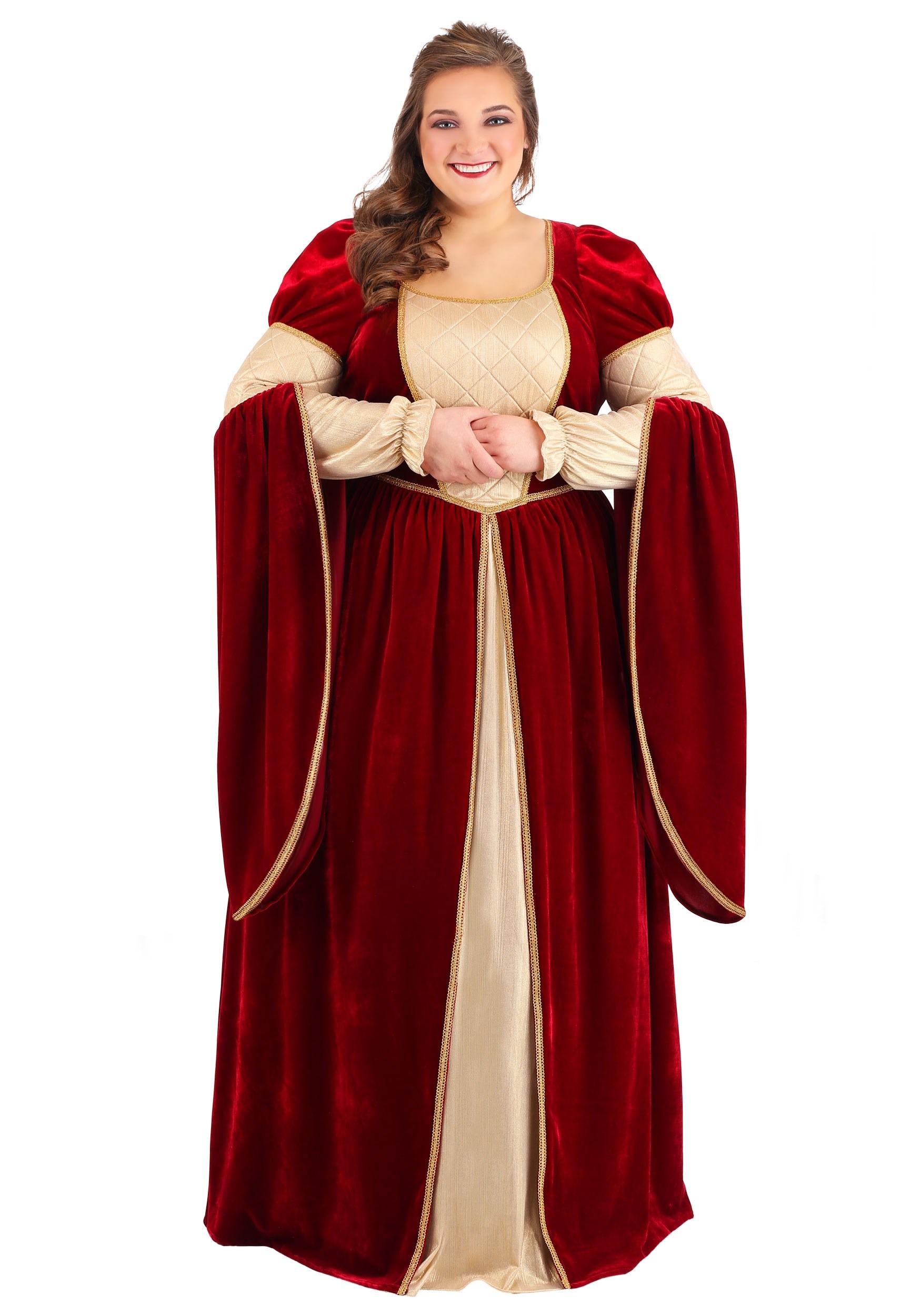 Women's Plus Size Regal Renaissance Queen Costume