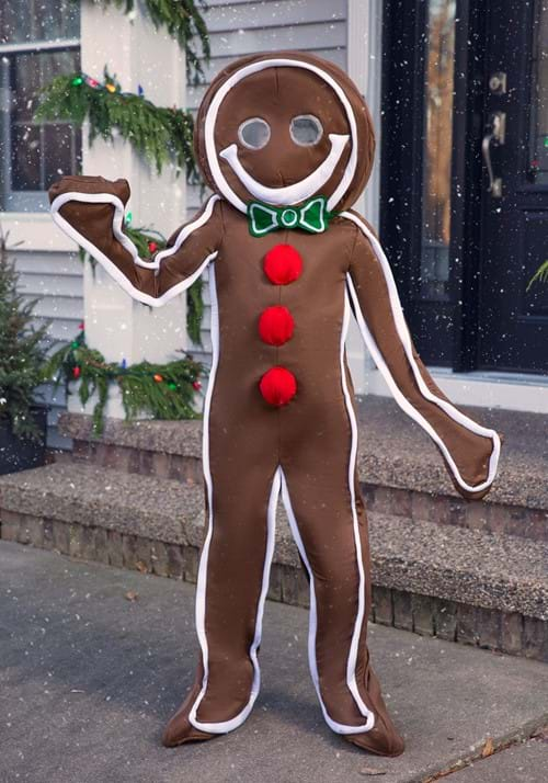 Kids Iced Gingerbread Man Costume