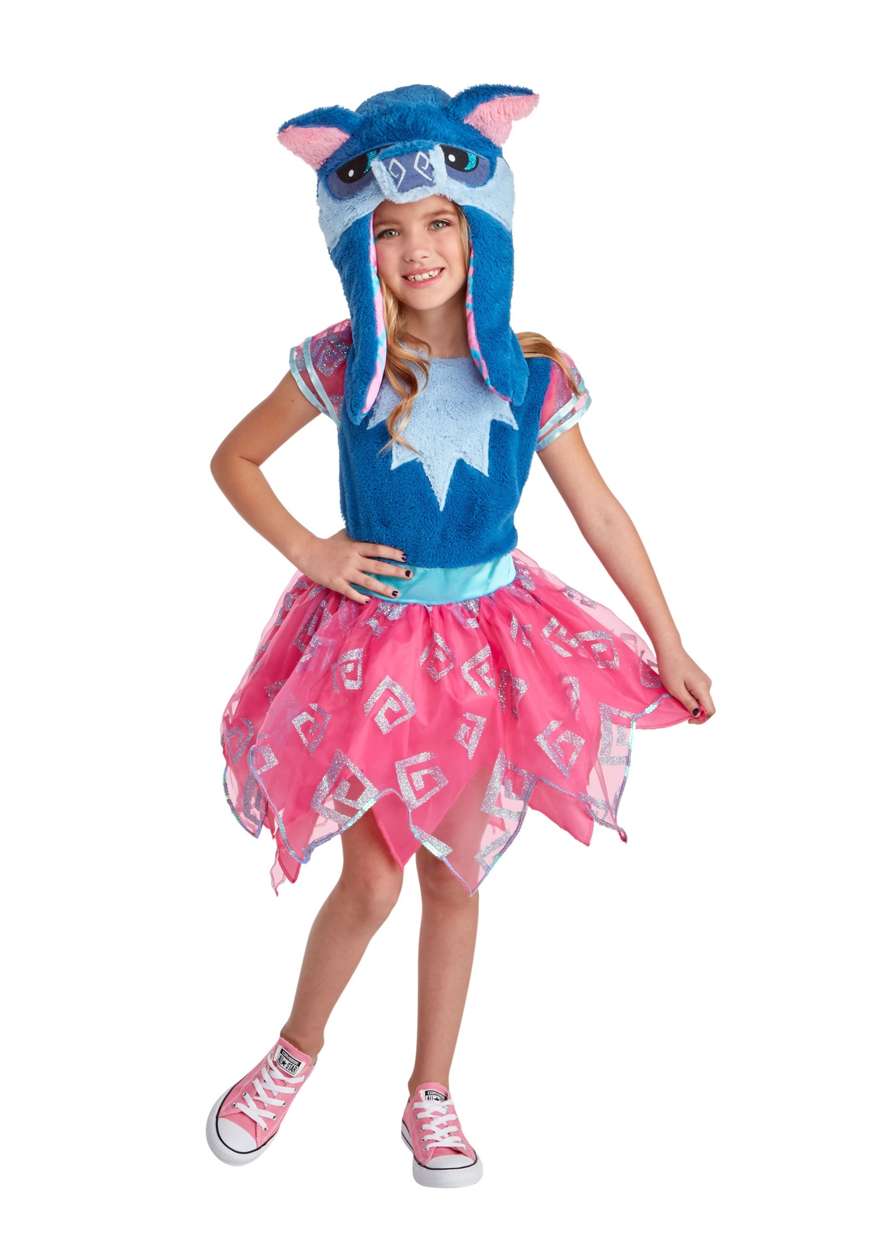 Animal Jam Happy Rowdy Wolf Costume for Girls