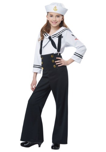 Girls Sailor Girl Costume