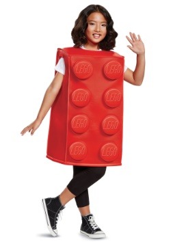 Lego Child Red Brick Costume 2