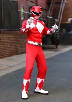 Power Rangers Adult Red Ranger Muscle Costume Update