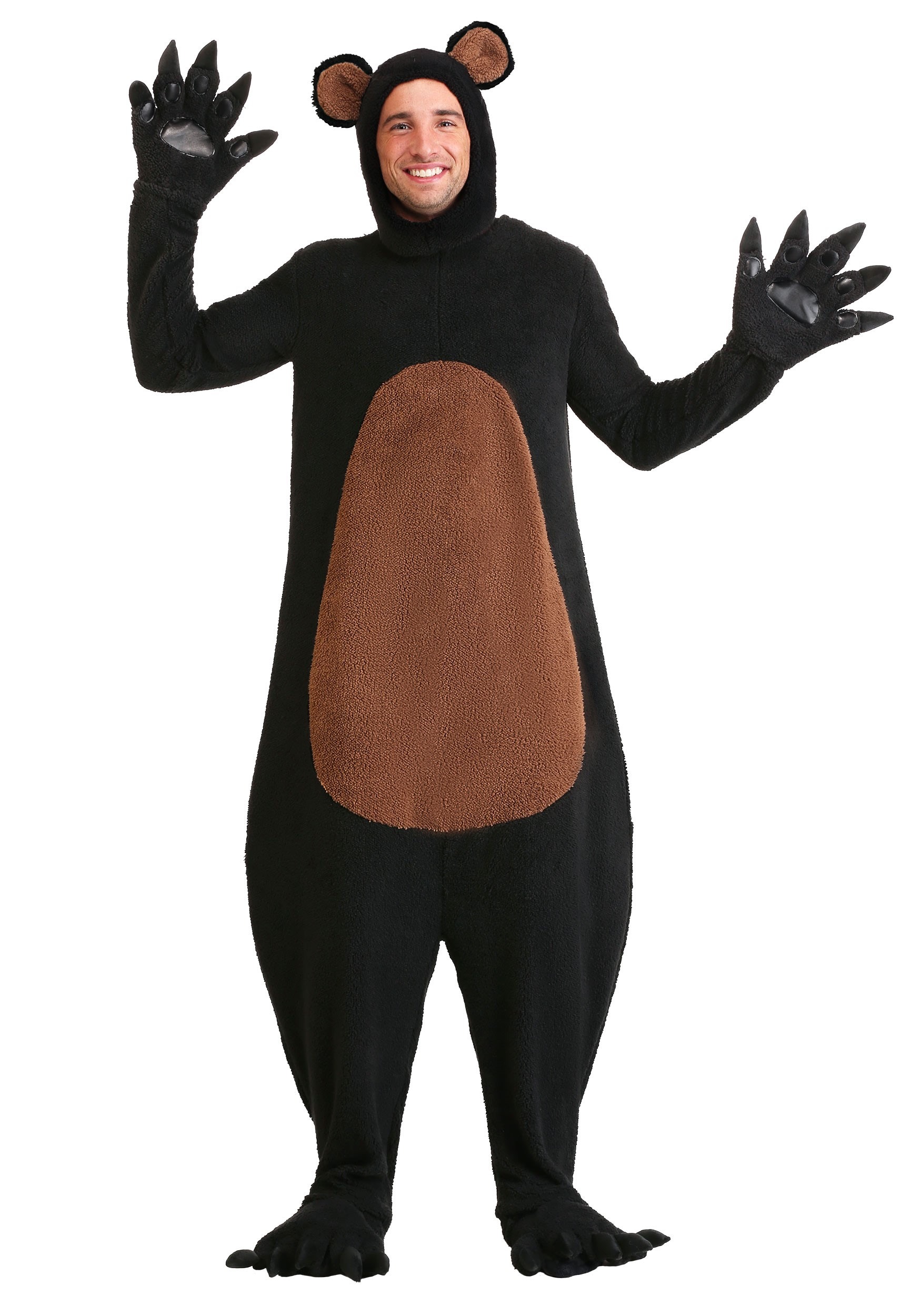 Plus Size Grinning Grizzly Costume For Adults