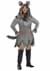 Womens Grey Wolf Costume Dress Alt 1