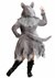 Womens Grey Wolf Plus Size Costume Dress Alt 2