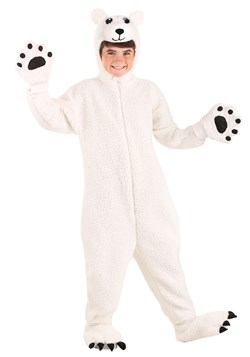 Full Body Arctic Polar Bear Kid's Costume