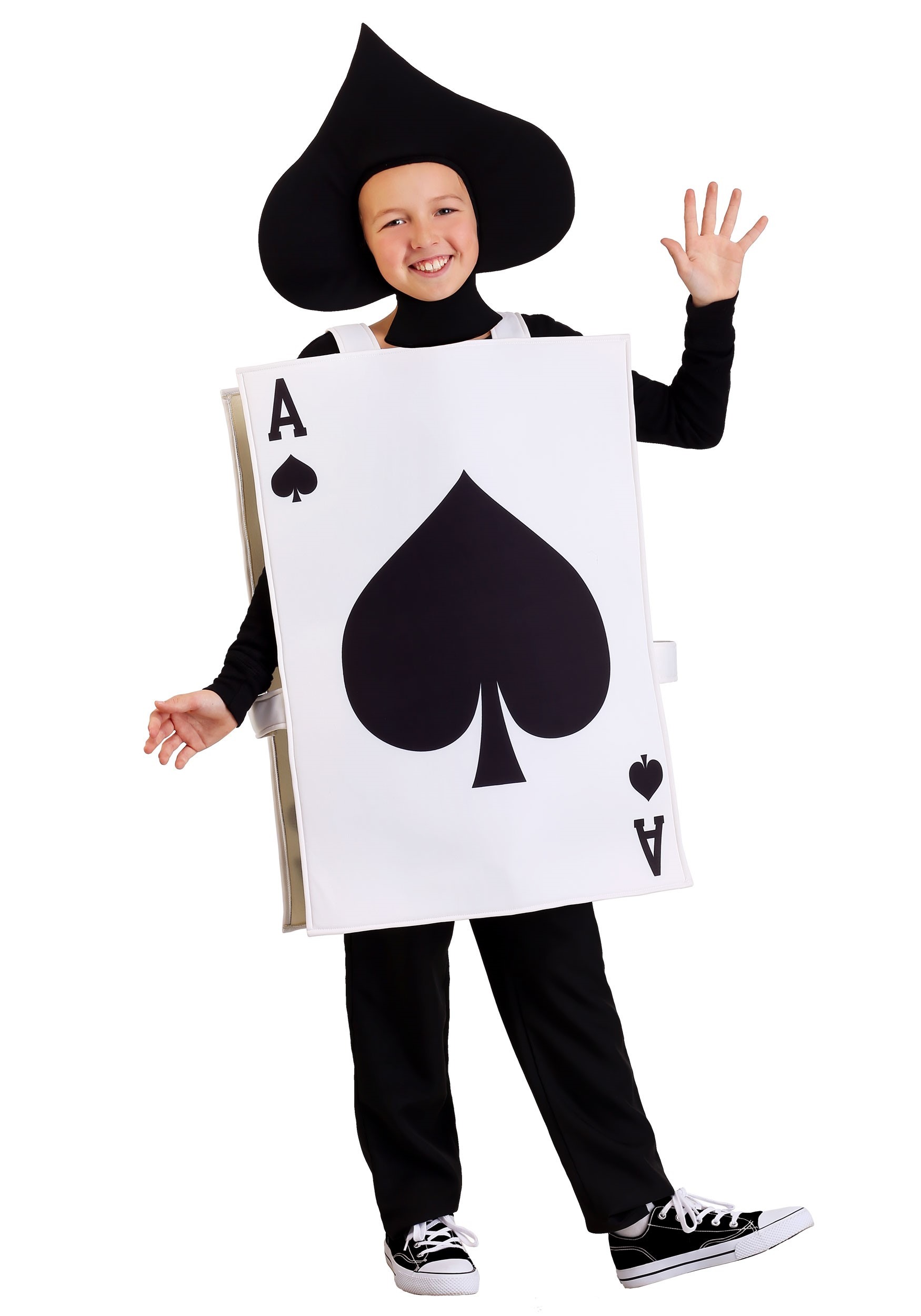 Ace Of Spades Card Kid's Costume , Alice In Wonderland Costumes