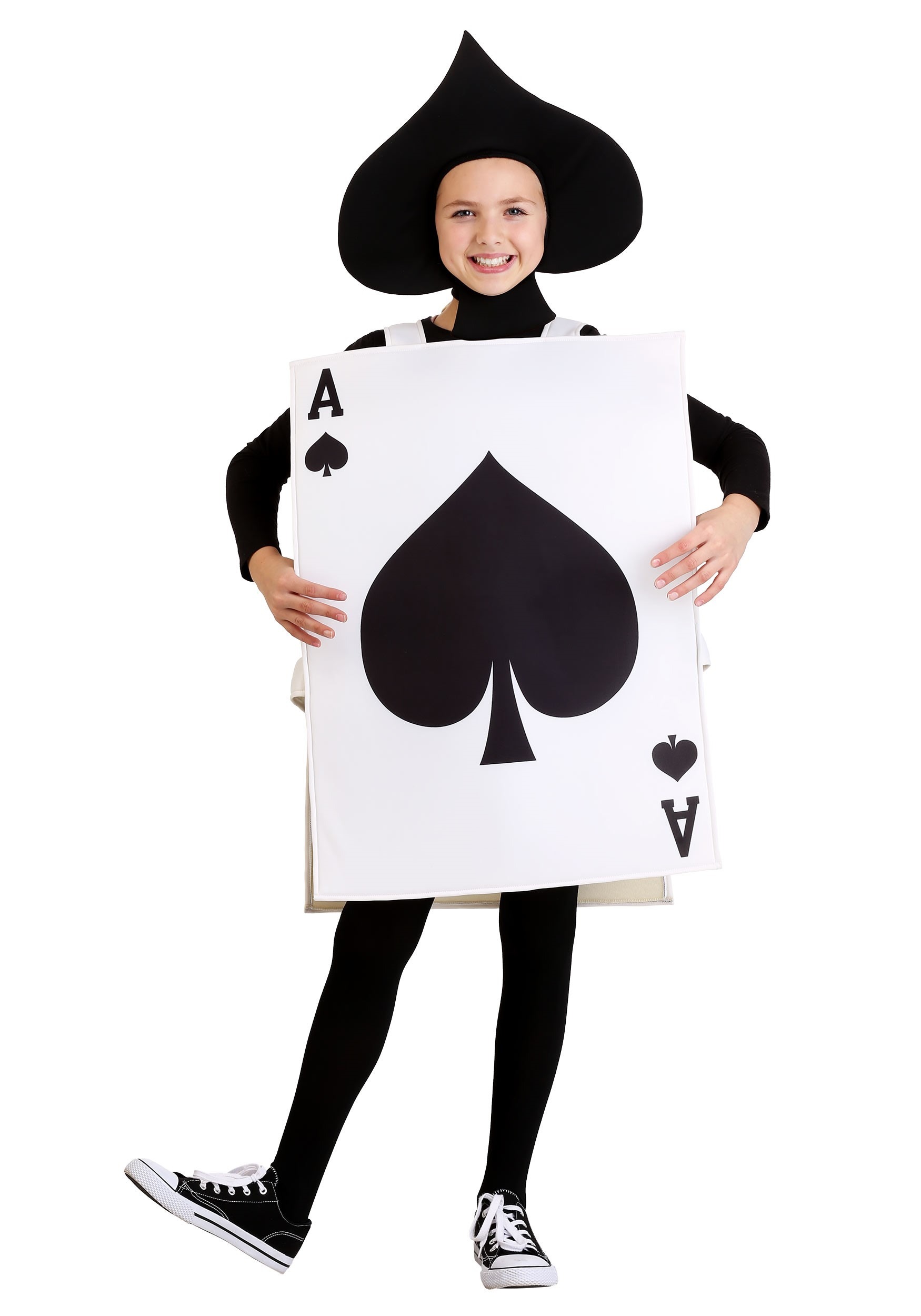 Ace Of Spades Card Kid's Costume , Alice In Wonderland Costumes